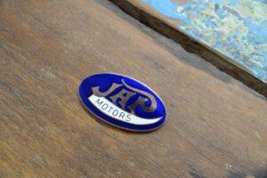 Pravý smalt • Genuine Enamel – JAP Motors badge
