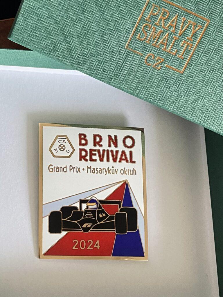 Pamětní plaketa Brno Grand Prix Revival 2024